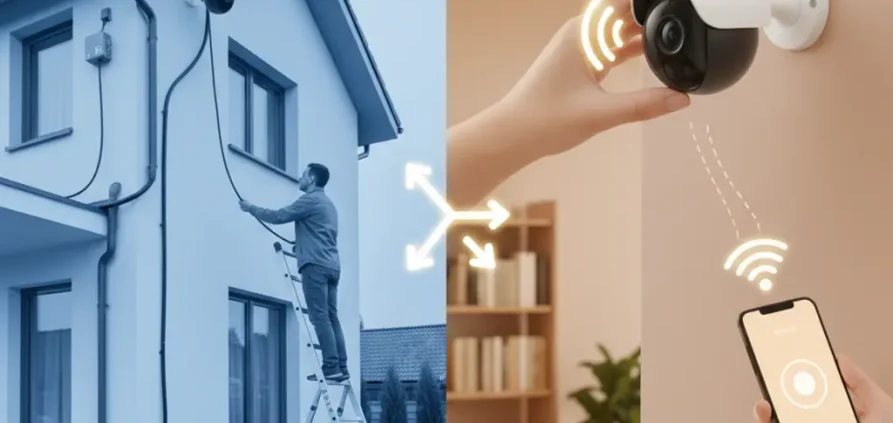 wired vs wireless camera